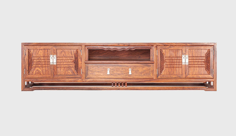 固镇刺猬紫檀电视柜低柜现代中式全实木电视柜客厅高低柜